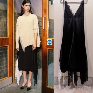 NWT | CHRISTOPHER KANE | PRE-FALL 2018 | ASYMMETRICAL LACE MIDI DRESS